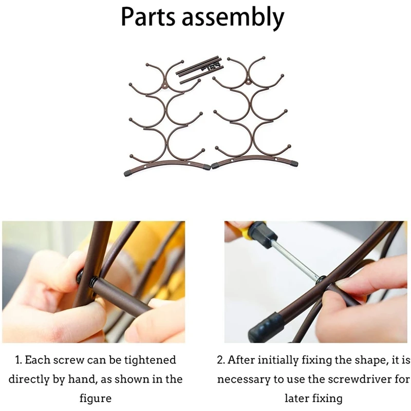 

Wine Rack,Countertop Wine Storage Shelf,Wine Holder for Kitchen Cabinet Hold Wine Storage Shelf for Pantry Cabinet