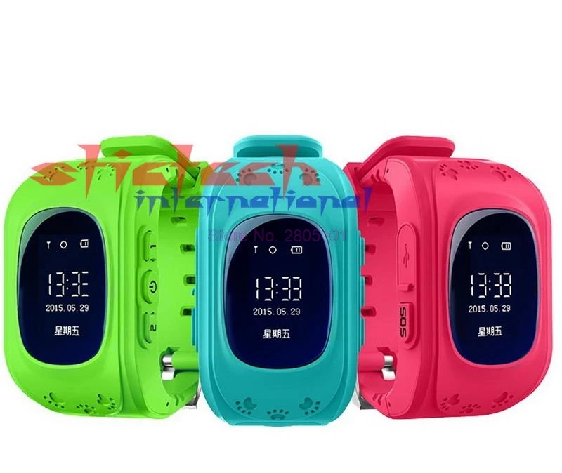 

by dhl or ems 50 sets Q50 OLED Screen Smart watch Children Kid Wristwatch GSM GPRS GPS Locator Tracker Anti-Lost Smartwatch