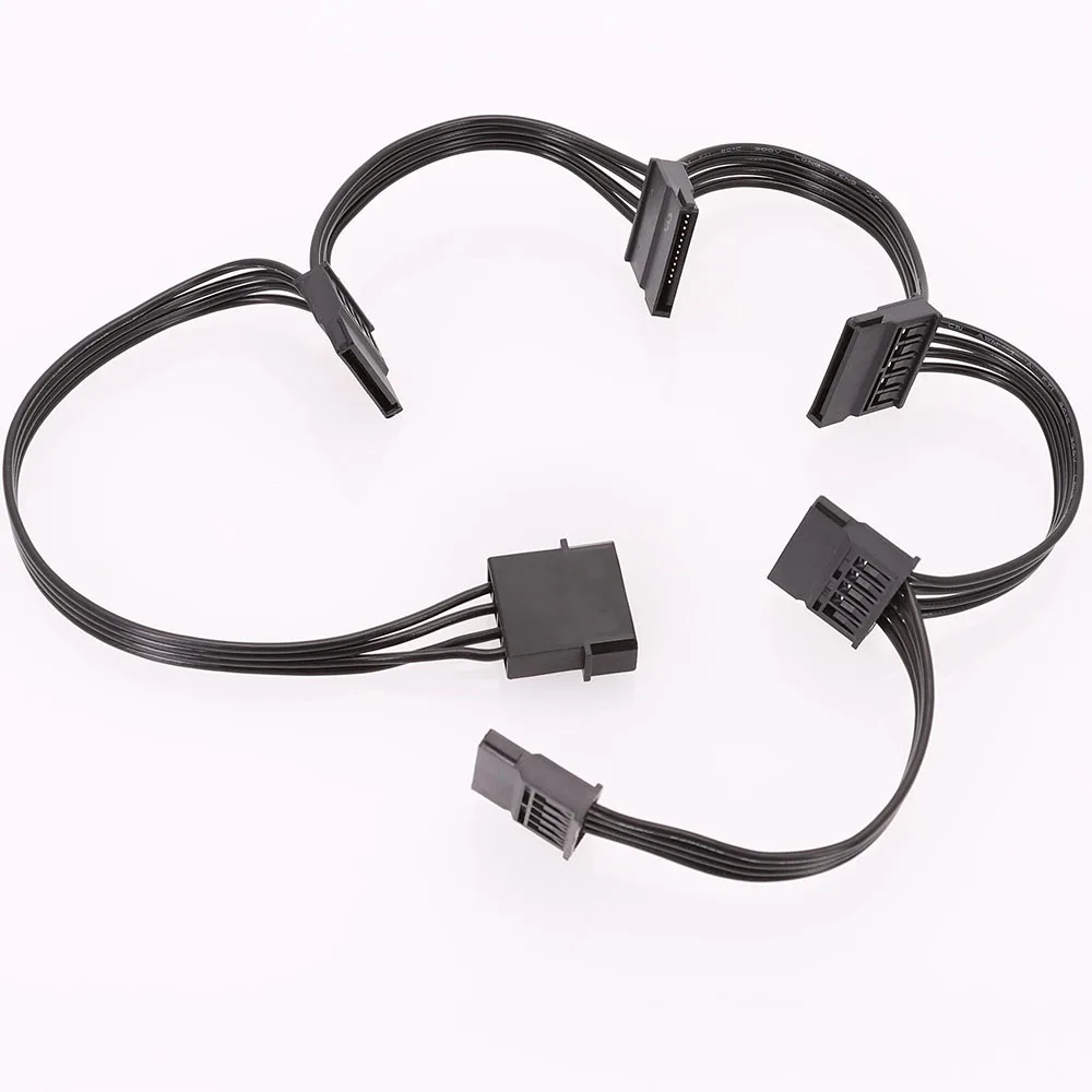 Кабель разветвитель CHIPAL 60 см 1 4 контакта IDE на 5 15 контактов SATA|pci-e 1x|pci-e 1x to 16x1x 16x |
