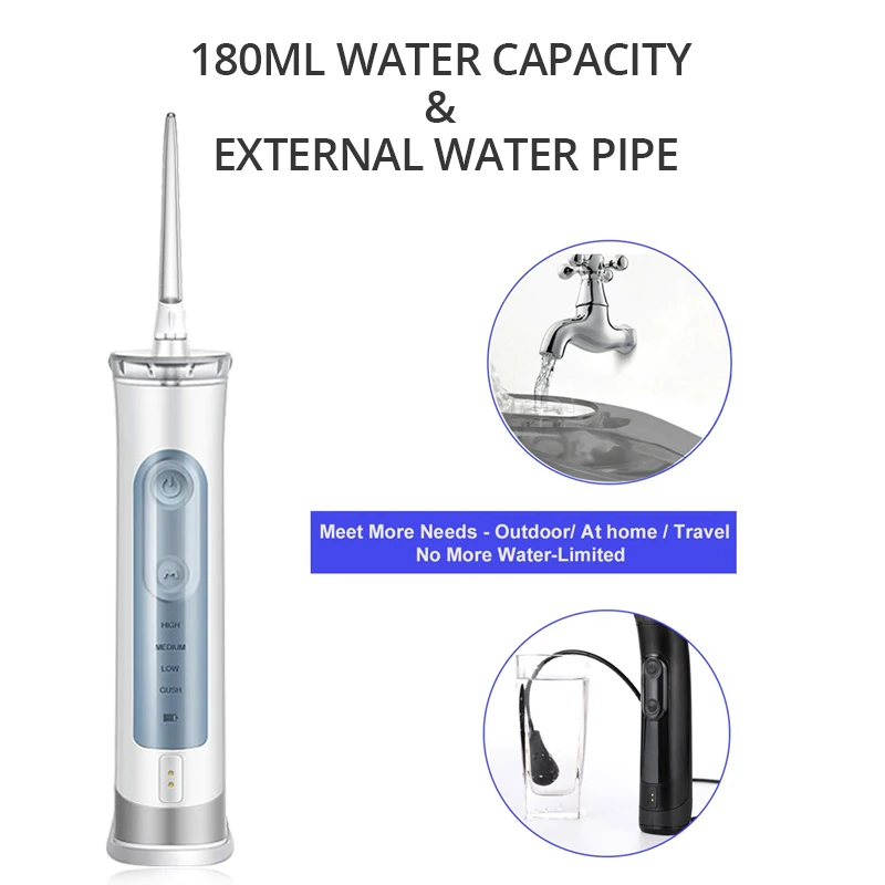 Компактный ороситель для полости рта сильнодействующий эффективный водный Flosser