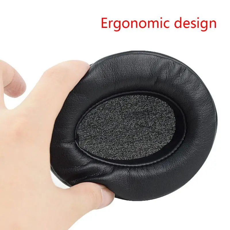 

2 Pcs Replacement Ear Pads Cushion Earmuffs Earpads for Raze Kraken X USB7.1 Soft Foam Protein Leather Gaming Headphone