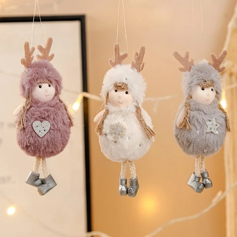 

Рождественские Подвески в виде ангелов, рождественские украшения для елки, рождественские подарки на новый год 2021, рождественские украшени...