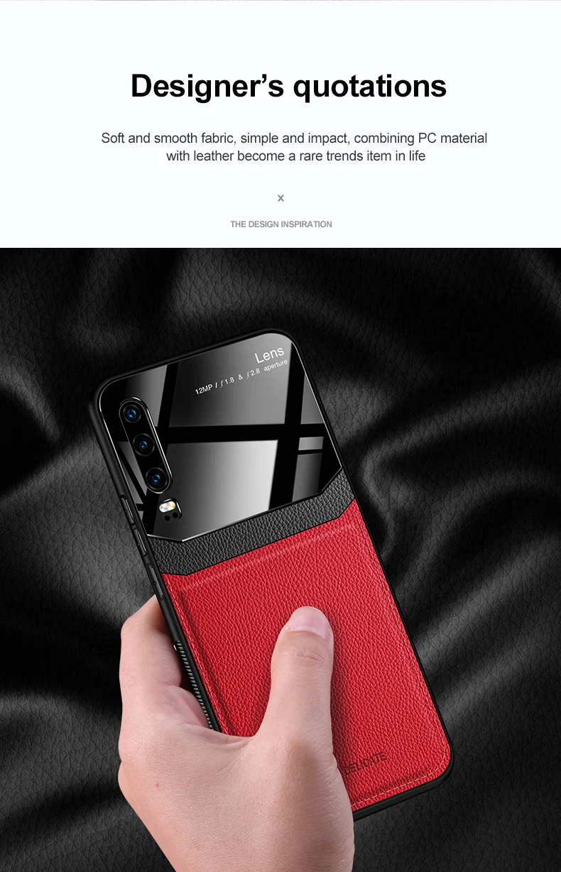 Чехол для телефона для huawei P30 Pro, чехол, модный органический Поликарбонат, зернистая кожа, с узором, Fundas для huawei P30 P20 Pro Lite, чехол