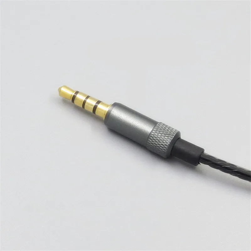 1 2 м сменный аудиокабель для наушников Sennheiser IE80 IE80S микрофон регулятор громкости
