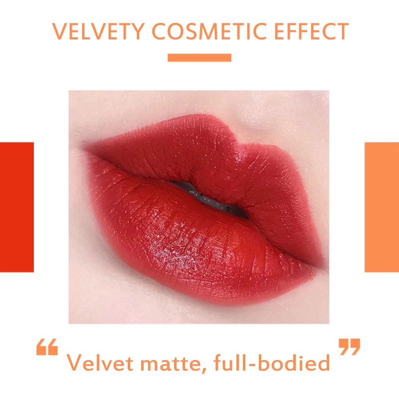 

7 Color Makeup Matte Lipstick Long Lasting Waterproof Matt Lip Stick Lip Glaze Lips Makeup T1146
