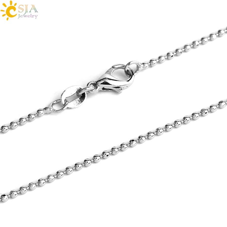 CSJA симметрия конус натуральный подвески с камнями ожерелья многогранные