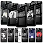 Чехол для телефона из закаленного стекла с рисунком Аниме Манга Death Note для Samsung Galaxy A51, A71, 5G A50, A70, A31, A10, A21s, A91, черный чехол, оболочка, чехлы