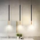 Скандинавская длинная лампа BEIAIDI, подвесной светильник для спальни, подвеска у кровати, бара, ресторана, кофейни, библиотеки, украшение для дома, отеля