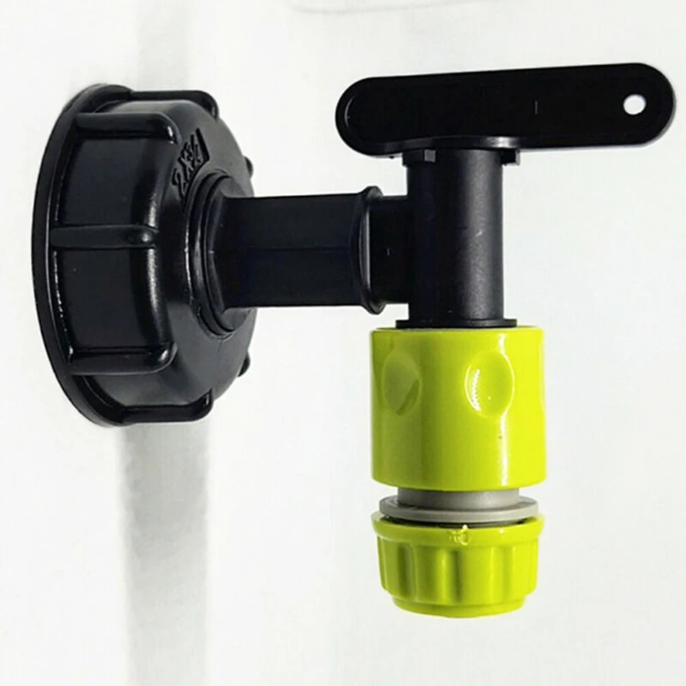 

IBC ADAPTER CONNECTOR HOSE LOCK WATER PIPE TAP STORAGE TANK FITTING BUTT Platic Tap High Quality New