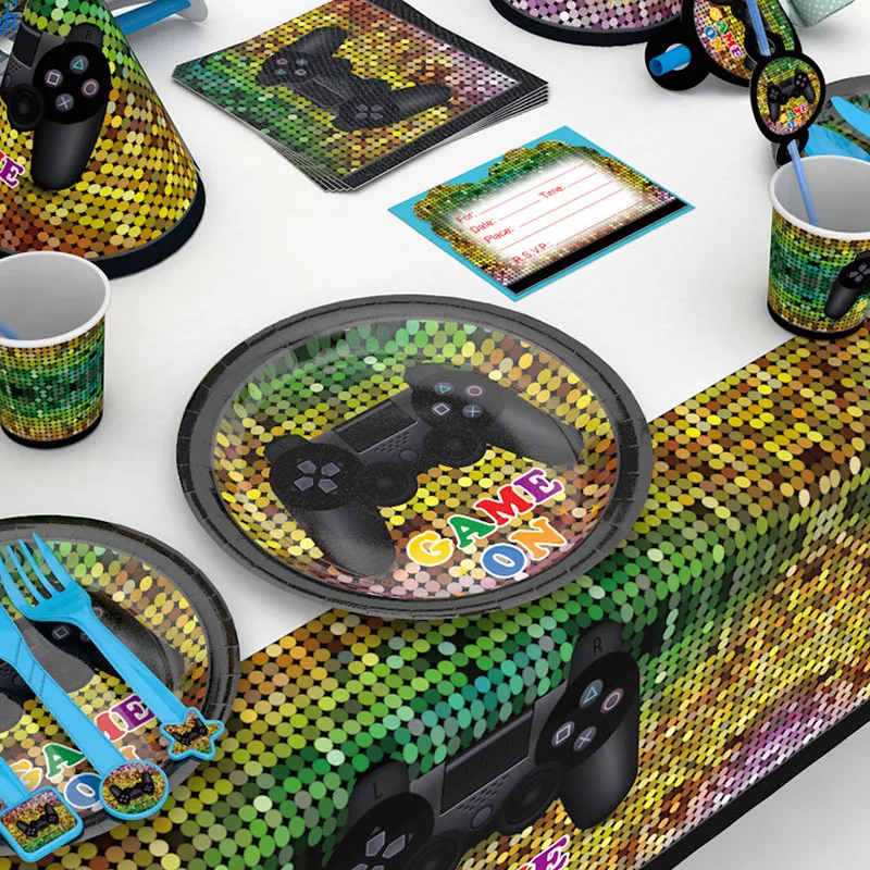 Вечерние принадлежности детское мультяшное постельное белье день рождения игра