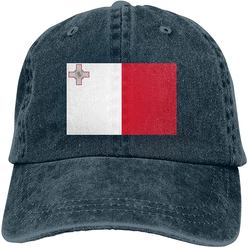 

Fashion Soft Flag of Malta Hat Gift Dad Hat Trucker Hat Cowboy Hat