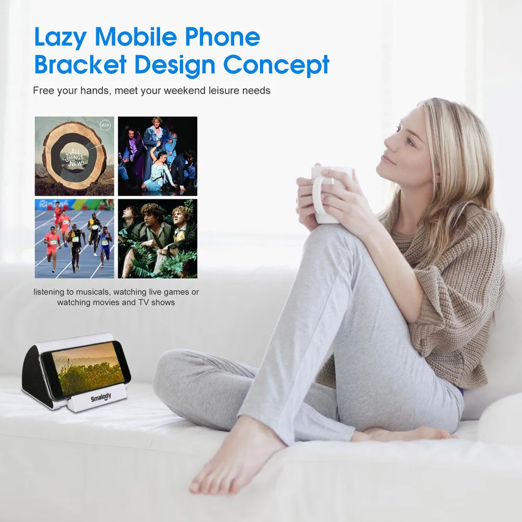 EPULA портативный динамик креативный волшебный Беспроводной сенсор усилитель мини