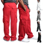Мужские спортивные брюки, мужские свободные джоггеры, одноцветные спортивные брюки, повседневные брюки, модные спортивные штаны, хип-хоп 2020