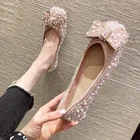 Балетки женские с кристаллами, мягкие сандалии на плоской подошве, дизайнерская модная повседневная обувь, Роскошные, осень 2022