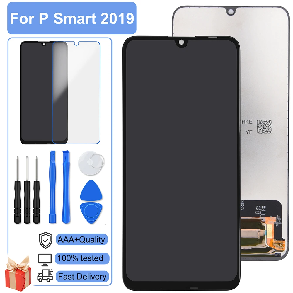 

ЖК-дисплей AA для Huawei P Smart 2019 Enjoy 9s, сменный экран в сборе, дигитайзер, идеальный ремонт Pantalla 100% без битых пикселей