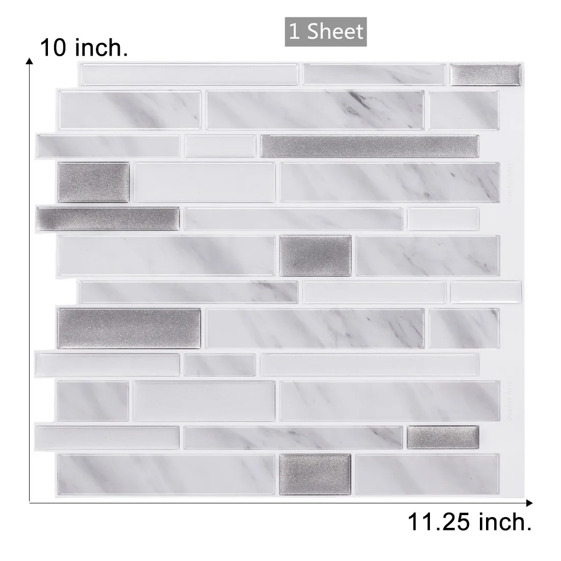 

Peel And Stick Wall Tile Mosaic Backsplash Kitchen Wallpaper Home Decoration Wtone Wall Tiles With Epacket Free Shipping-1pcs