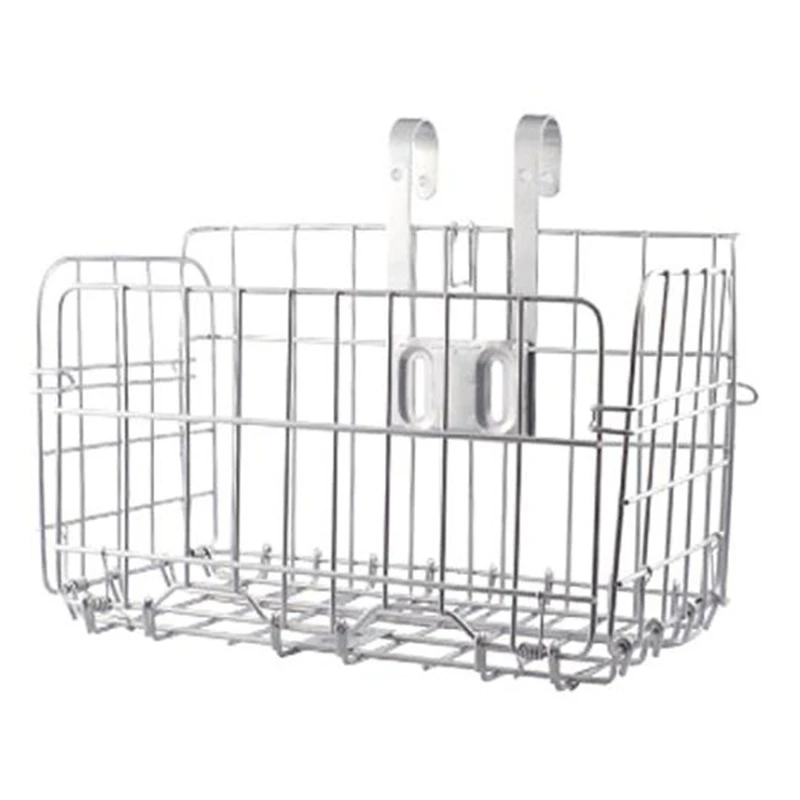 Складная задняя велосипедная корзина сетчатая съемная передняя сумка подвесная