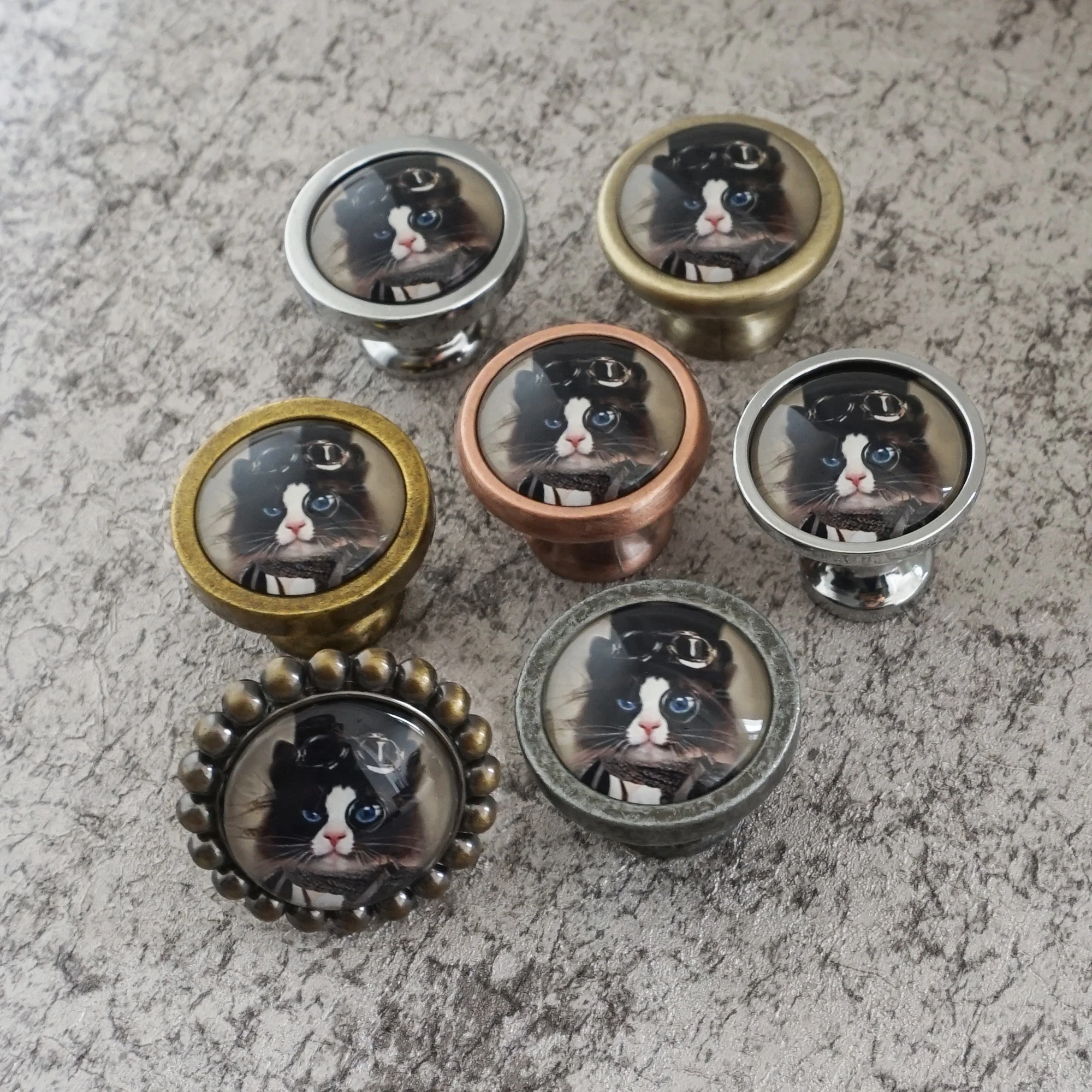 Ручка для выдвижных ящиков античная латунь бронза серебро кухонного шкафа ручка