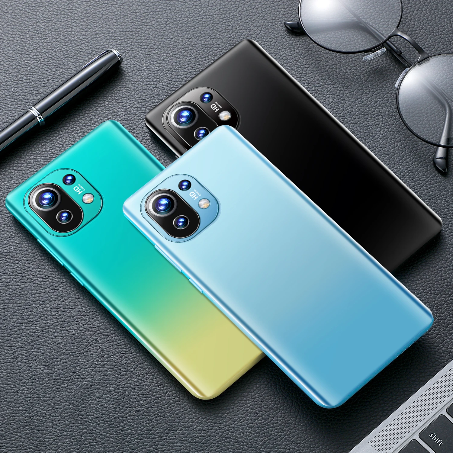 

New Design Xiao M11 6.1 Inch Full Screen Smartphone 6+128G 10 Core 5G LTE 4G 24+32MP 5200mAh Flagship Cheap Mobile Phone Face ID