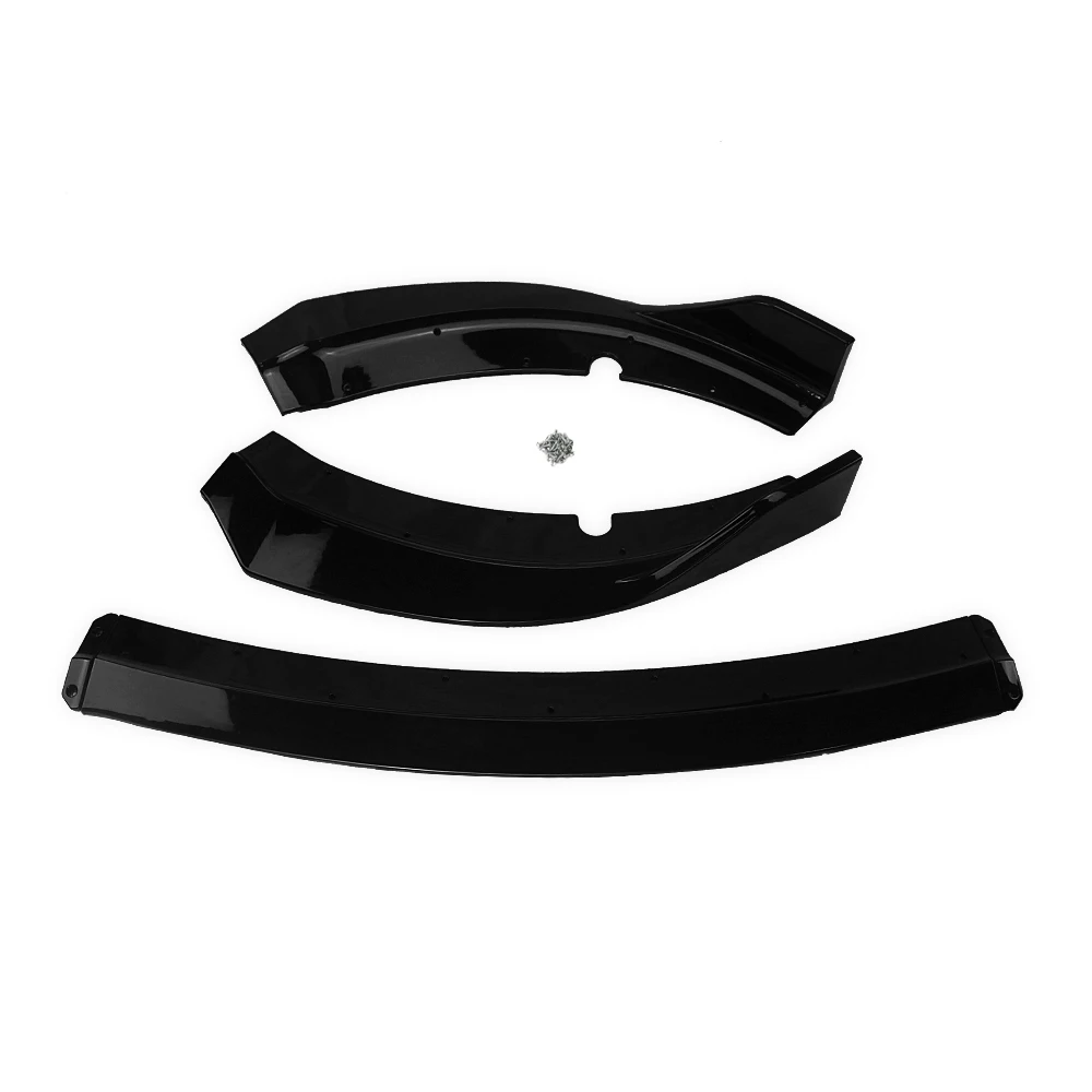 

Car Exterior Accessories Splitters Kits For 2015-2020 Dodge Charger SRT Front Bumper Lip Spoiler Body Kit Glossy Black Auto Wing