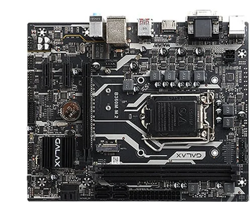 

Для GALAX B360M-M.2 настольных материнских плат LGA1151 DDR4 32GB Core i7/i5/i3 mикро ATX Intel B360 б/у Материнские платы