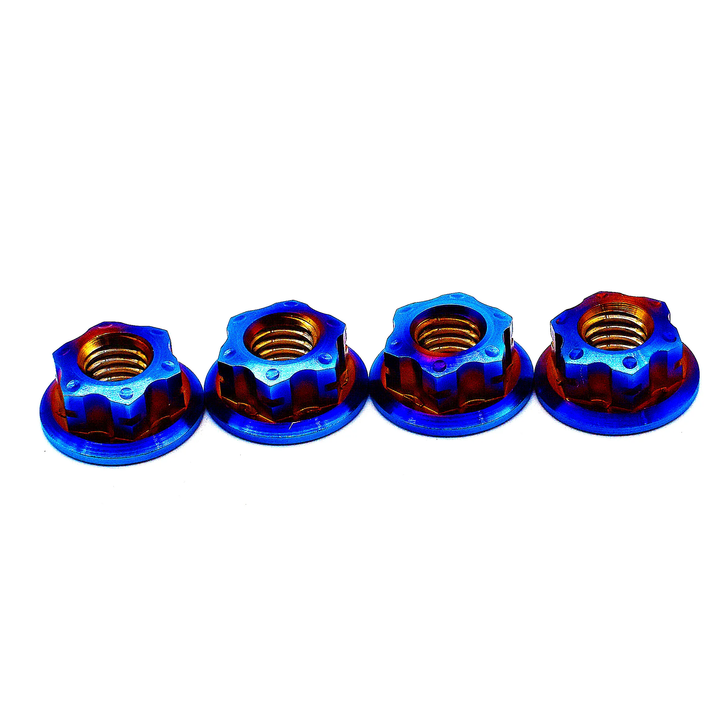 Титановая Торцевая гайка Torx для мотоцикла M6 M8 M10 M12 M14 XP1.25 P1.5 мм осевая титановые