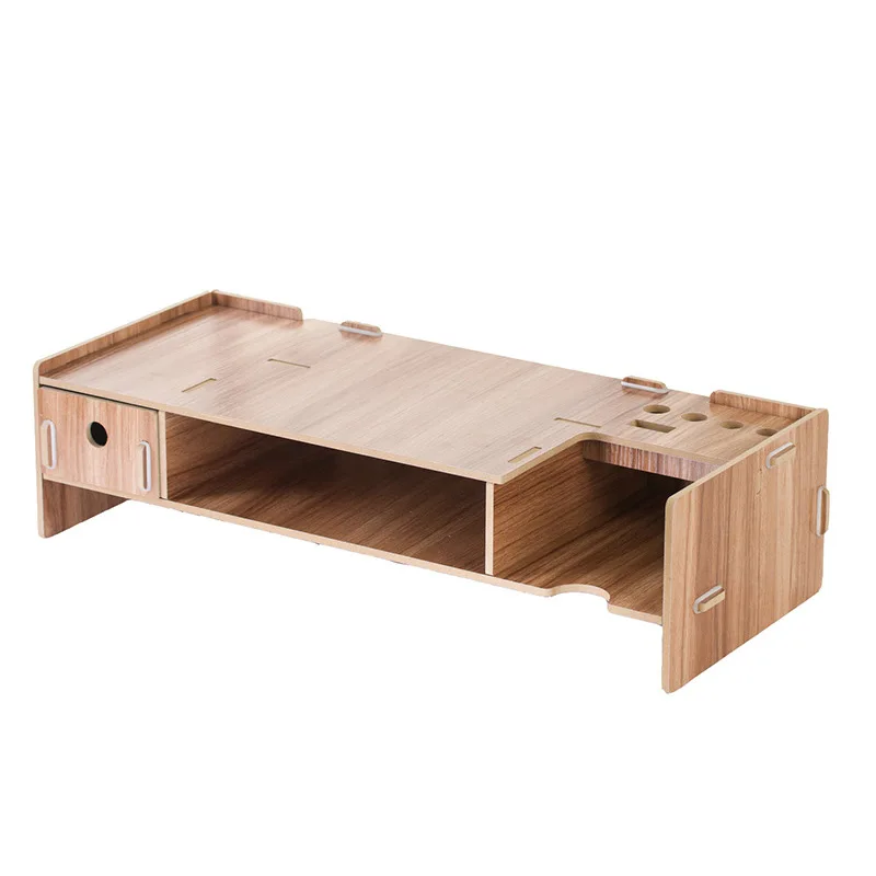 

wood Board Storage Boxes Bins Office Organizer Desk Makeup Cosmetic Case School Stationery BY8YK10