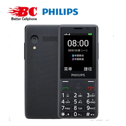Оригинальный телефон Philips E289 2 4 дюйма аккумулятор 1700 мАч одна камера Гб ПЗУ