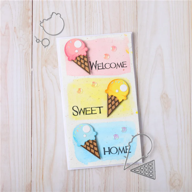 Eastshapeice пресс формы десерт металлические для изготовления карт Скрапбукинг