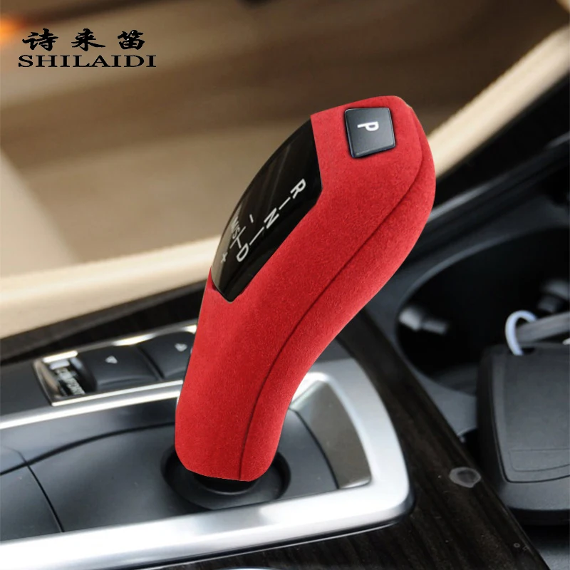 Крышка рычага переключения передач для автомобиля из замши BMW 1 3 5 серии F20 F30 f10 f32