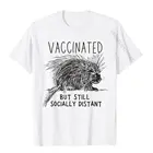 Смешная футболка Porcupine для влюбленных, подарок, вакцинация, вакцинация, Топы И Футболки, купоны для фитнеса, Плотная хлопковая Мужская футболка