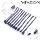 1510 шт., 4 контакта, 10 мм, разъем для светодиодной ленты RGB 5050 SMD, аксессуары для светодиодных лент