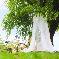 summer children kid bedding mosquito net romantic baby girl round bed mosquito net bed cover bed canopy for kid nursery ca