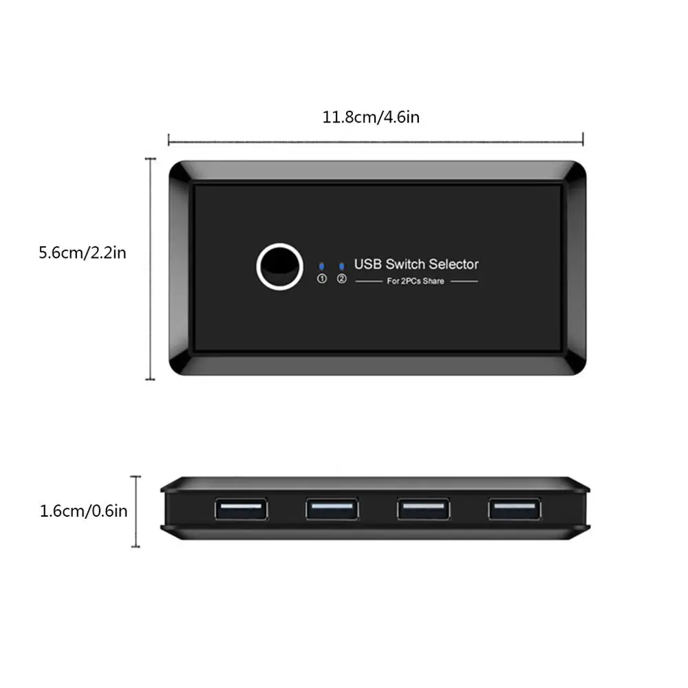 usb переключатель 2 компьютера 4