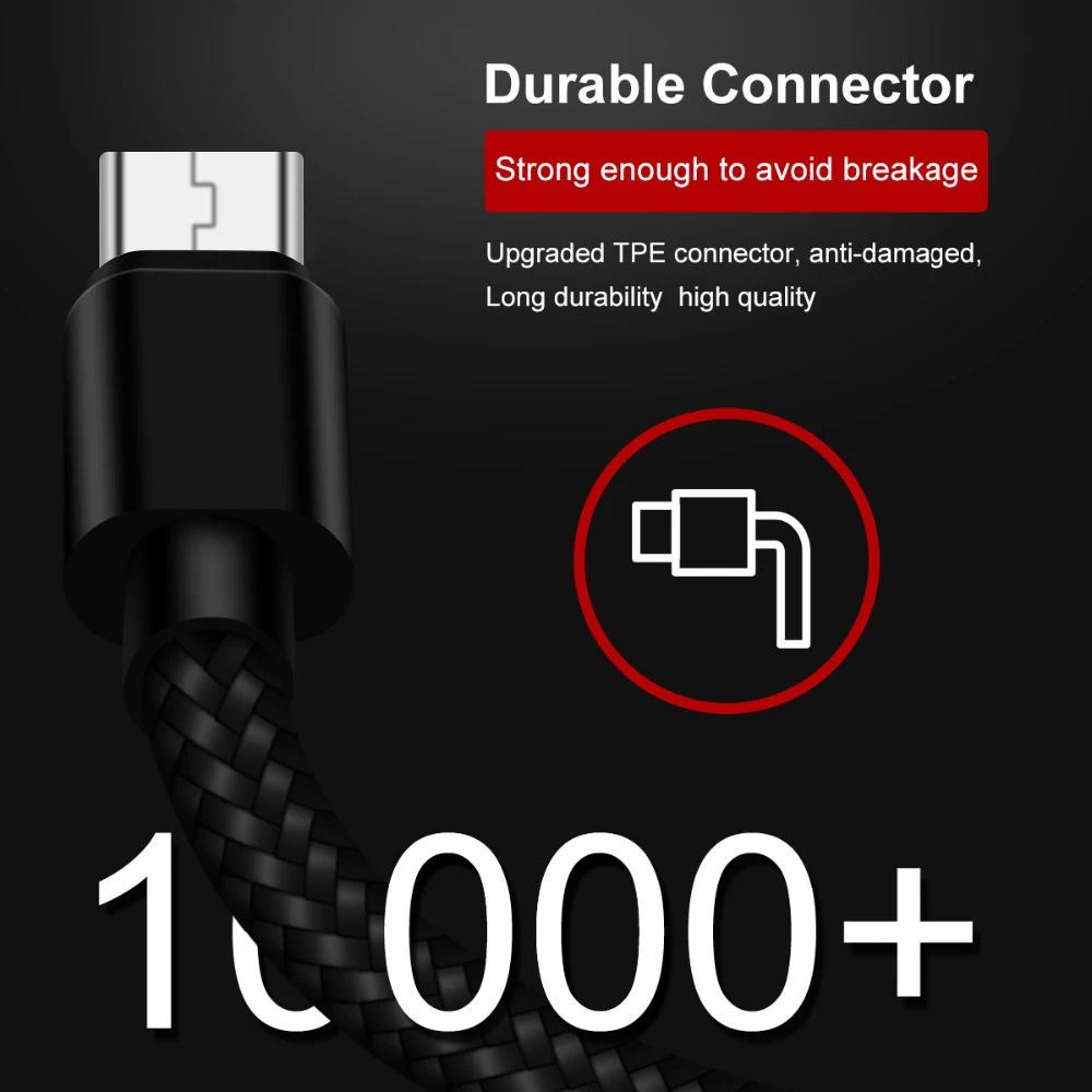 Кабель Micro USB PUJIMAX нейлоновый 1 2 м|Кабели для мобильных телефонов| |