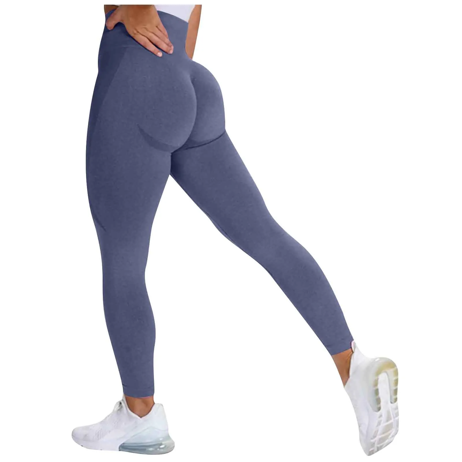 

Women's Seamless Pants High Waist Gym Workout Leggings Belly Control Fitness Slim Running Sports Leggings Butt Lifting Leggings
