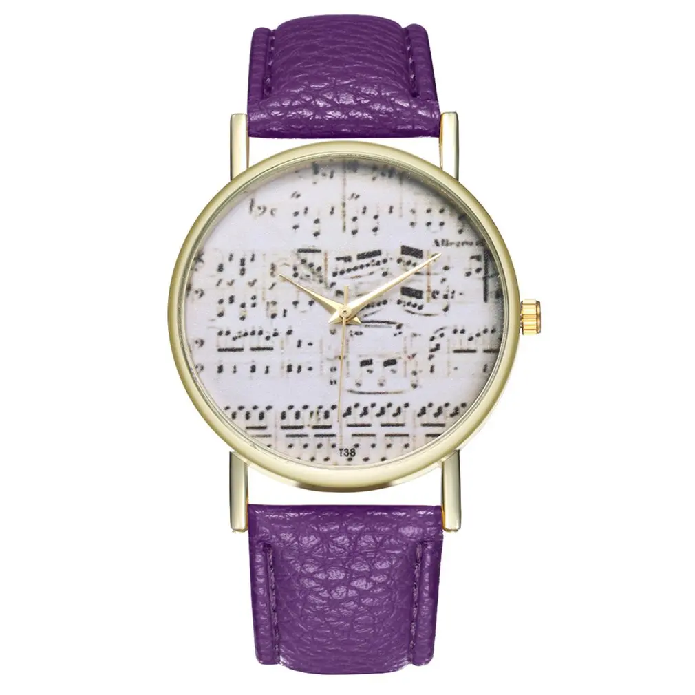 Женские кварцевые часы с кожаным ремешком T38 модные повседневные аксессуары