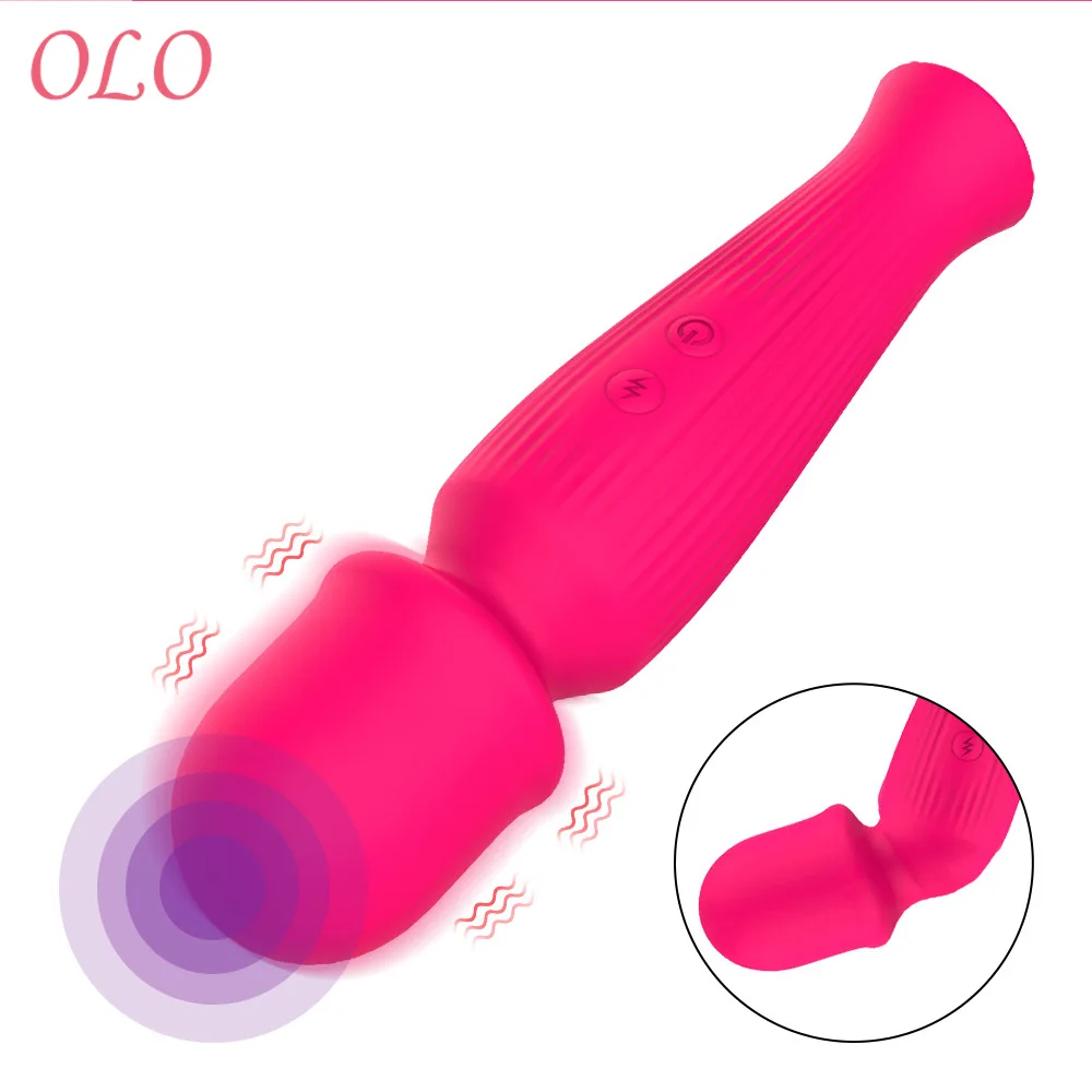 

OLO Stick Vibrators Clitoris Vagina Nipples Vibrator Female Masturbator Sex Toys for Women 10 Modes Strong Vibrating Magic Wand