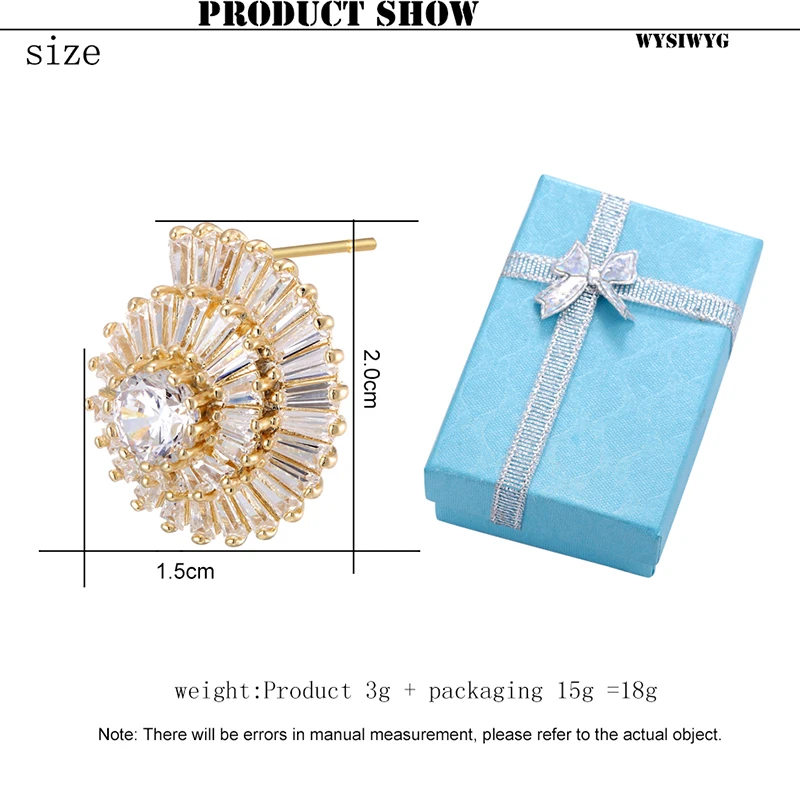 Модные минималистичные серьги сверкающие и креативные женские Спиральные