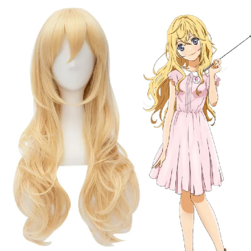 

Anime Your Lie in April Miyazono Kaori Wig Cosplay Costume Women Long Synthetic Hair Halloween Party Role Play Wigs