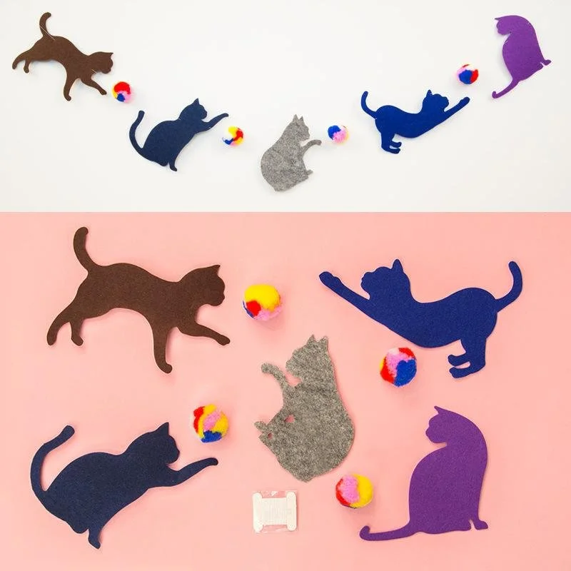 

Нетканый флажки Bentoy cat and ball