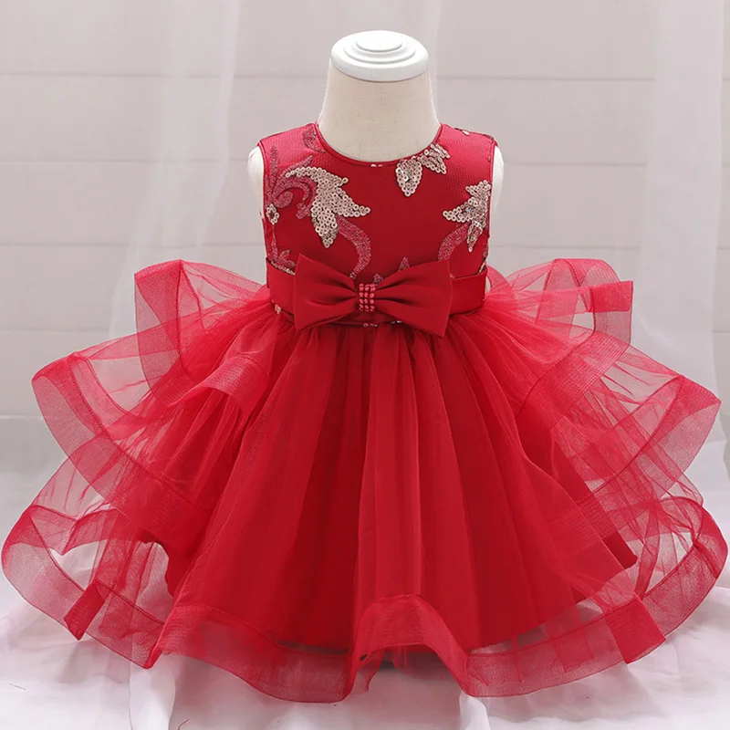 Платье-пачка с вышивкой для новорожденных на 1 год От 0 до 2 лет | Детская одежда и