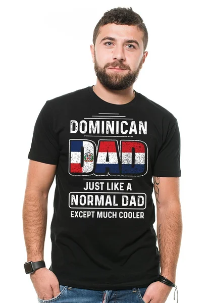 

Dominican Dad T-Shirt Dominican Republic Cool Father's Day Gift Tee Shirt