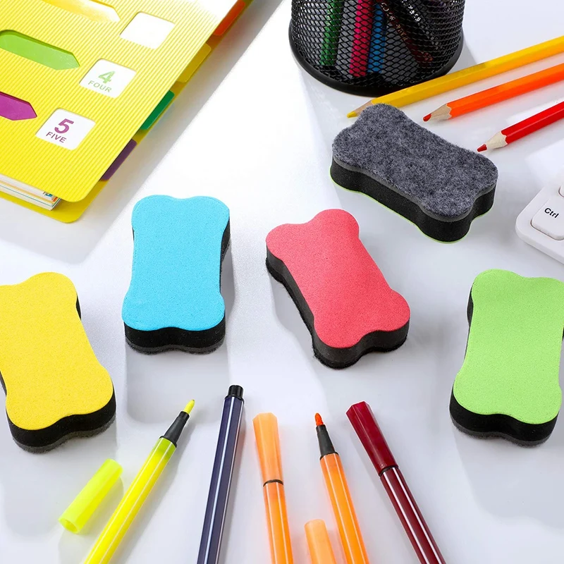 60 шт. магнитный ластик для доски сухой стирается форма тела меловая доска