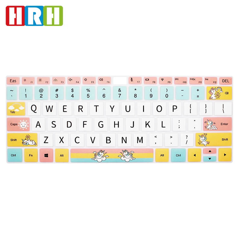 HRH стильный дизайн силиконовые чехлы для клавиатуры защитная пленка HUAWEI matebook X