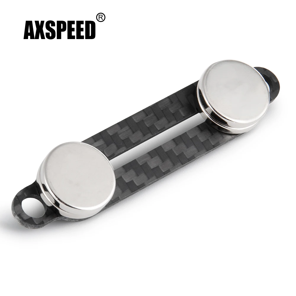 

Подставка с невидимой пряжкой AXSPEED Carbon Fibe для осевого SCX10 II 90046 1/10 RC, запчасти для кузова автомобиля