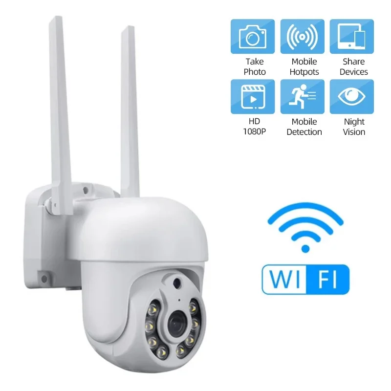 

IP-Камера уличная PTZ, Wi-Fi, 1080P, ночное видение, 2 МП