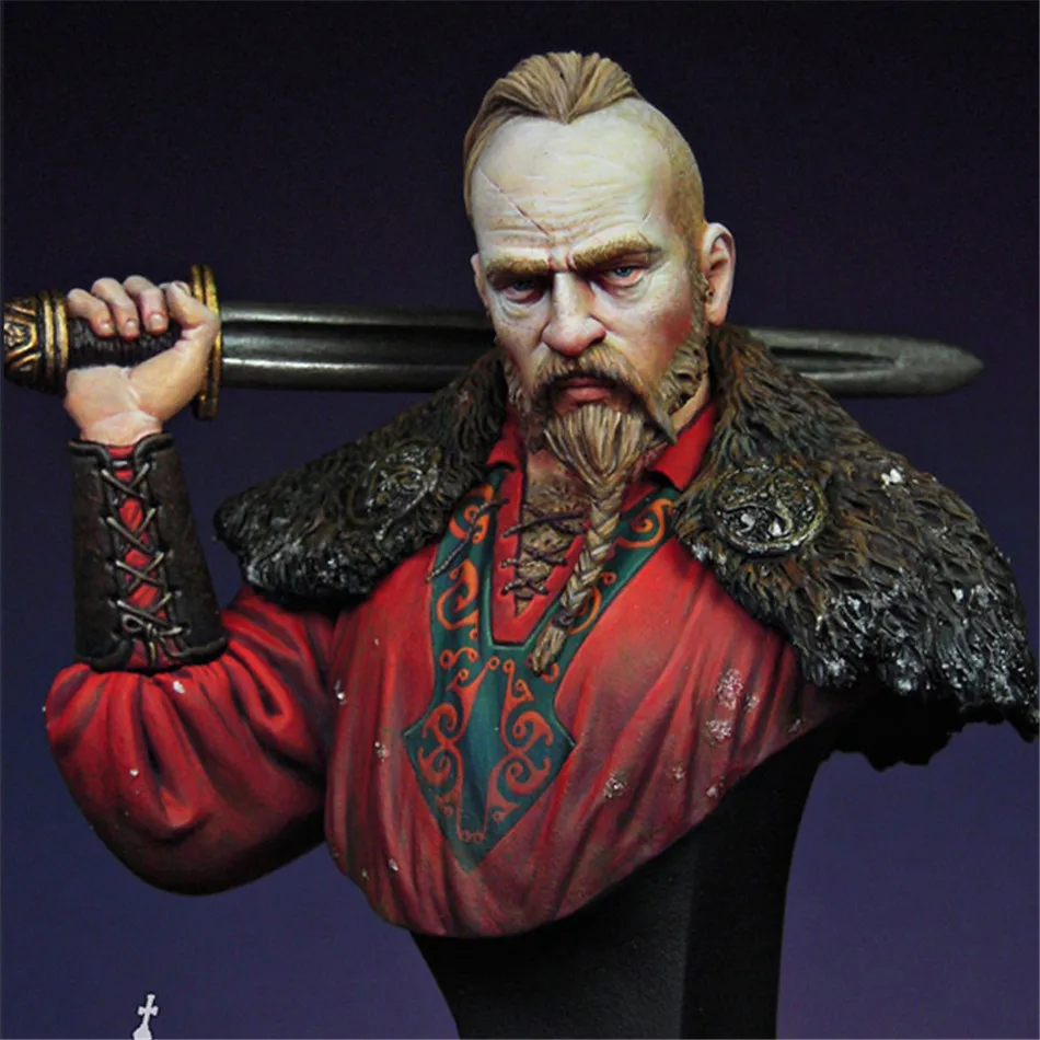 Модель из смолы Prince Rurik Warrior бюст 1/12 сборная фигурка набор бесцветные модели