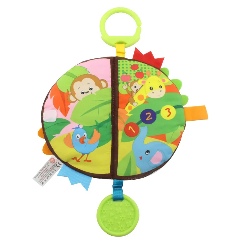 

Baby early education three-dimensional cloth book baby can bite and tear not bad with ring paper cloth book educational toys