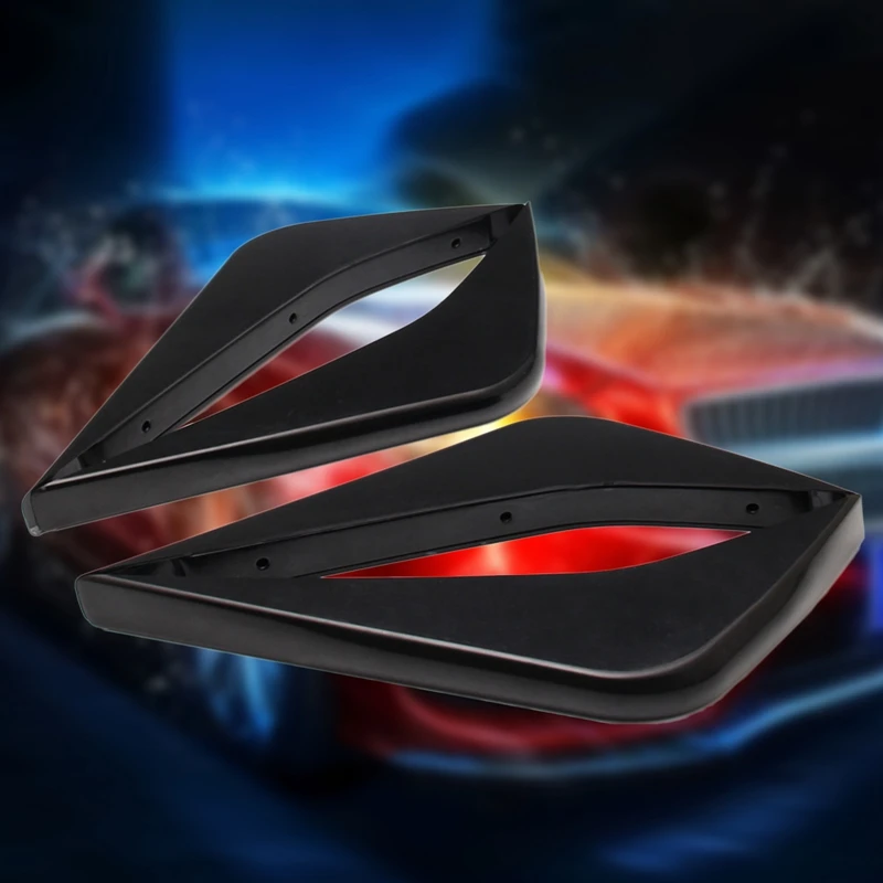 

4Pcs/set For 14-19 Corvette C7 Painted CARBON FLASH Rear Bumper Lower Diffuser Fin Pair Shovels Bumper Splitters